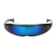 thumbnail image 2 of Gafas de Vestuario Macarena Monoblock Marco Azul Negro Reflejado, 2 of 7