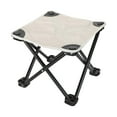 thumbnail image 3 of Taburete de campamento Taburete plegable portátil Silla pequeña Reposapiés Asiento Taburete plegable para acampar Taburete plegable para exterior Play sin bolsa, 3 of 8
