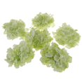 thumbnail image 4 of Paquete De 6 Flor De Artificial Florero Inicio De Florero Decoración Boda Jardín Decoración Floral Verde perfecl cabezas de flores artificiales, 4 of 7