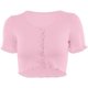 thumbnail image 2 of Y2K Camiseta de tirantes de manga corta con botones para mujer Zhivalor LRWJ645-7, 2 of 3