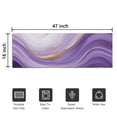 thumbnail image 5 of Purple Gold Marble Pattern Door Rugs,Washable Non Slip Door Mats Indoor,Decorative Door Mats,Entry Mat Indoor for Entrance,Bedroom,Kitchen,Bathroom,16"x47", 5 of 6