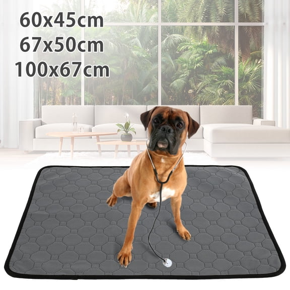 Dznils Washable Dog Pee Pad,Washable Puppy Training Pad Pet Mat for Dogs,Cats Re-usable Dog Pee Pad, Absorbent and Odour Controlling