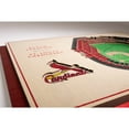 thumbnail image 4 of St. Louis Cardinals 17'' x 13'' 5-Layer StadiumViews 3D Wall Art, 4 of 5