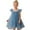 C#Sky Blue5597, variant on CAIVO Children Mesh Dress O-Neck Solid Color Fly Sleeve Stylish Little Girl Princess Dress Cute Toddler Daily Wear