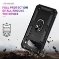 thumbnail image 3 of TJS for Google Pixel 10 / 10 Pro Phone Case, Impact Resistant Metal Ring Magnetic Support Kickstand Drop Protector Cover (Black), 3 of 6