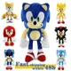 thumbnail image 2 of 30CM Super Sonic Plush Toy The Hedgehog Amy Rose Knuckles Tails Cute Cartoon Soft Stuffed Doll Birthday Gift For Children, 2 of 5