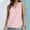 Pink, variant on Ladies Fashion Casual Court Lock Round Neck Sleeveless Vest T Shirt Top 1 Mini Top Strapless Dresses for Women Layering Top Any Day 2 Pk Night Gowns Baggy Tops for Women 2xl Top for Women Long