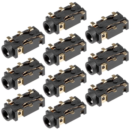 10Pcs PCB Mount 2.5mm 6 Pin Socket Stereo Jack Audio Video Connector PJ-242B price history on PriceWatchPro