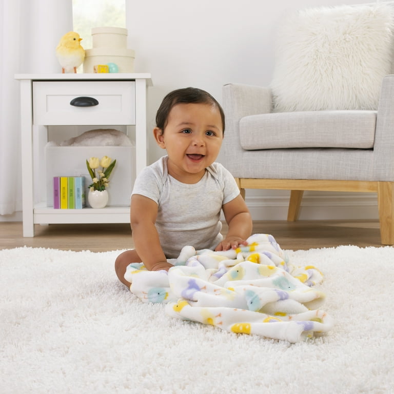 Parent s Choice Ivory Chick Plush Blanket 30 x 36 Walmart