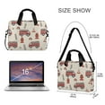 thumbnail image 3 of FORMRS 16" Laptop Sleeve Bag Carrying Case with Handle Travel Shoulder Briefcase, Fire Truck Pattern, 3 of 8