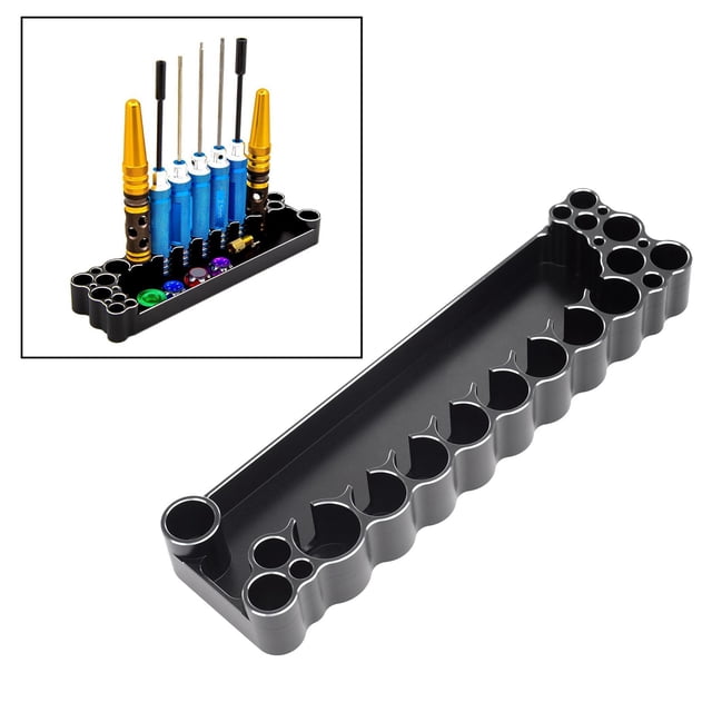 Estante de almacenamiento de herramientas de aleación de aluminio shamjiam organizador de tornillos