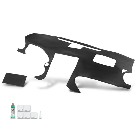 TPE Dash Cover Dashboard Compatible with LX IS250 IS350 C Base 2006-2013 Black Dash Board Black Instrument Panel