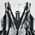 thumbnail image 4 of Girls Black Sleeveless Dress Halloween Casual Party Dress 3-8 Year, 4 of 7