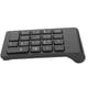 thumbnail image 3 of Mini teclado teclado numérico inalámbrico 2,4G USB ergonómico ligero PC accesorio de computadora negro, 3 of 8