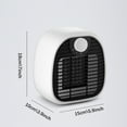 thumbnail image 3 of ZFYXGS Small Portable Electric Space Heater Energy Efficient for Inside Small Room Home Clearance, 3 of 6