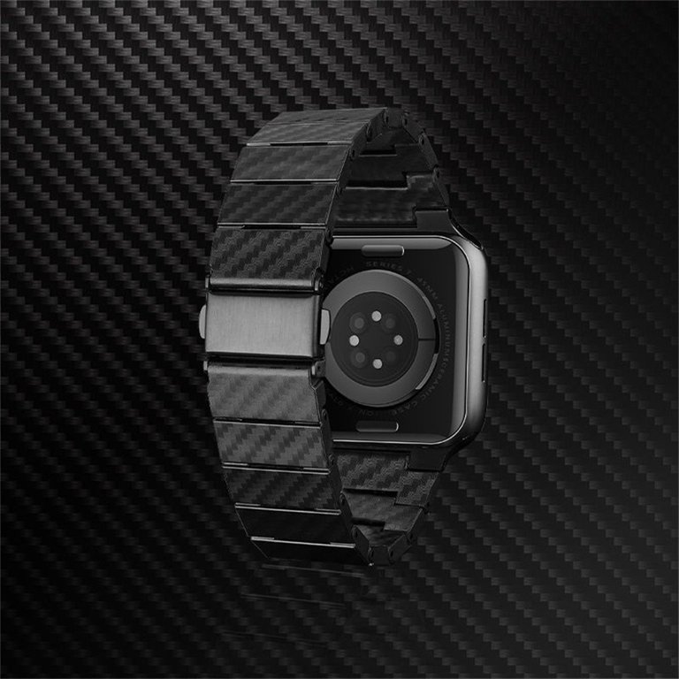 Carbon Fiber Strap For Apple Watch Band 40mm 44mm 45mm