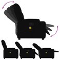 thumbnail image 3 of vidaXL Massage Recliner Chair Black Fabric, 3 of 5