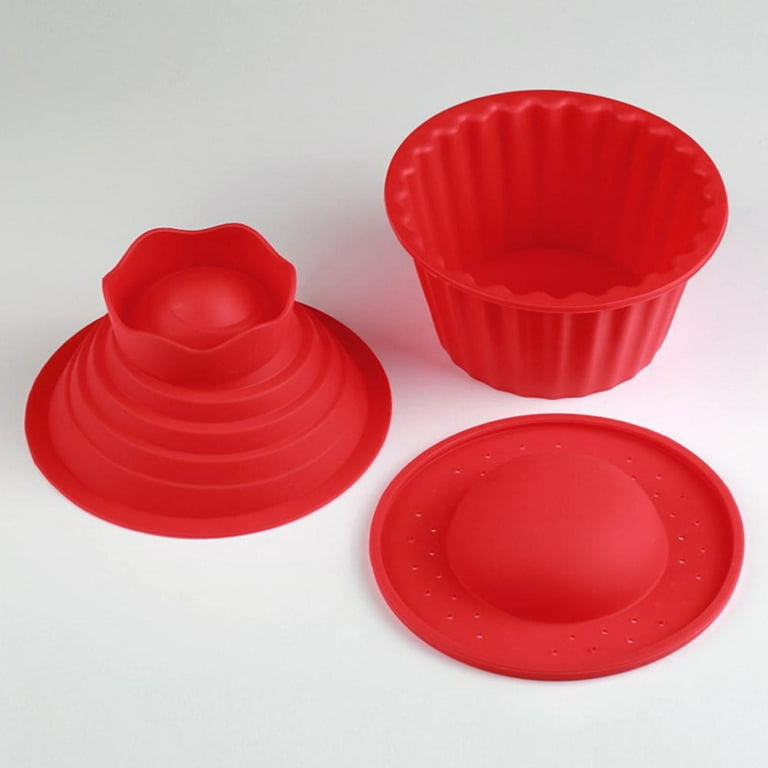 3 Pack Giant Big Silicone Cupcake Cake Mould Top Cupcake Bake Set Baking Mold Cake Bake Tool Walmart
