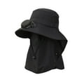 thumbnail image 2 of MERIGLARE Outdoor Hat with Fan Breathable with Face Neck Cover Flap Sun Protection Hat Black, 2 of 9