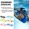 thumbnail image 2 of Transparent Diving Swimming Goggles With Nose Clip And Ear Plugs, 2 of 8