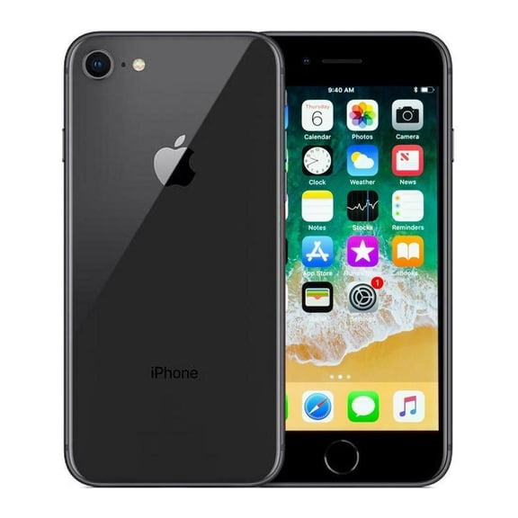 Restored Apple iPhone 8 - Carrier Unlocked - 256GB Space Gray (Refurbished)