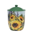 thumbnail image 4 of Certified International Sunflower Bouquet 3 Piece Canister Set 54 oz, 72 oz, 104 oz, Multicolor, 4 of 5