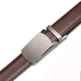 thumbnail image 2 of Mens Genuine Leather Ratchet Belts Adjustable Automatic Buckle Size 30-40 Brown, 2 of 8
