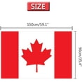 thumbnail image 4 of Canada Flag Canadian Flags Printed Maple Leaf Polyester and Brass Grommets CA Flags. (1Pc), 4 of 6