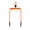 Orange, variant on Ywmsfl Sport Glasses Cord Floating Foam Chain Sunglasses Strap Floatable Eyeglass Chain Holders Around Neck For Women