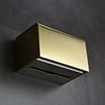 thumbnail image 3 of Shisuyan Dustproof Stainless Steel Tissue Case Golden 1Set 8.7x5.3in, 3 of 8