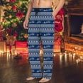 thumbnail image 5 of KDFJPTH Christmas Mens Casual Pants Pajama Pants With Drawstring And Pockets Christmas Gift Cute Plush Little Year, 5 of 5