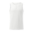 thumbnail image 4 of Sngxgn Men's Workout Tank Tops Gym Fitness Bodybuilding Sleeveless T Shirts(White,XXL), 4 of 5