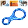 thumbnail image 3 of Placa de Aparejo, Resistente Blue Figura 8 Descender para el Arborista Para El Montañismo para la Escalada de Rocas, 3 of 7