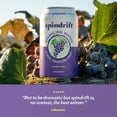 thumbnail image 2 of Spindrift Sparkling Water, Grapeade, Made with Real Squeezed Fruit, 12 fl oz, 8 Count, No Sugar Added, 14 Calories per Can, 2 of 6