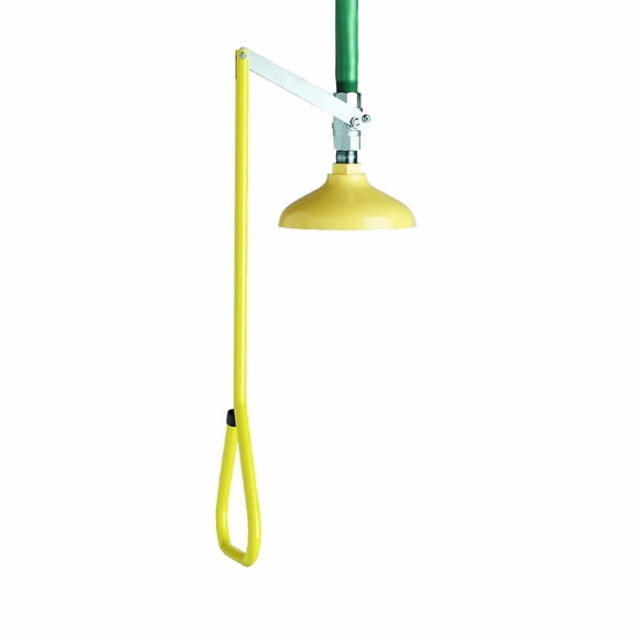 Speakman Lifesaver Vertical Supply Emergency Shower, Yellow