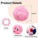 thumbnail image 2 of Uxcell 2 Pulgadas Bolas de Pom Pom de Piel Sintética, 10 Pcs Pom Poms Rosas para Sombreros con Bucle Elástico para Tejer DIY Sombreros Llaveros Bufandas Guantes Bolsas Zapatos, 2 of 7