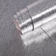 thumbnail image 1 of Nvzi Papel pintado autoadhesivo en relieve para cocina, grueso, resistente a la humedad y al agua, papel de aluminio resistente a altas temperaturas y al aceite (plateado, 0,4 m * 3 m), 1 of 5