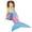 Rainbow Ombre, variant on Catalonia Mermaid Tail Fleece Blankets for Beds, Soft Flannel All Seasons Blanket for Kids, Adults, Rainbow Ombre Fish Scale Design Snuggle Blanket, Ideal Gift for Holidays, 61" x 19"