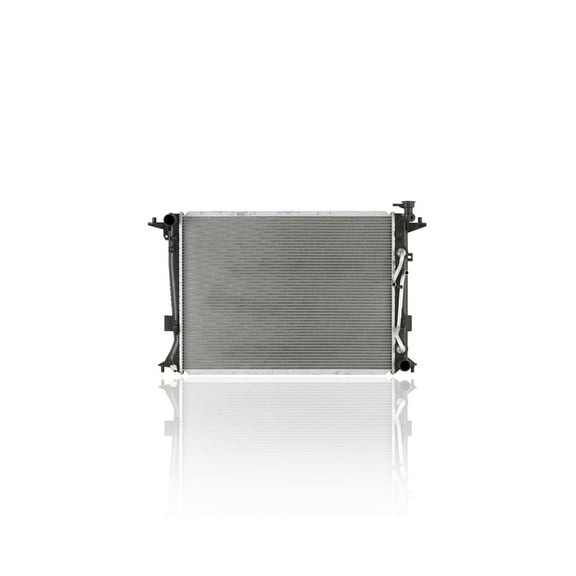 Radiator - Pacific Best Inc. Fit/For 13420 13-14 Hyundai Genesis Coupe Automatic 4Cy 2.0L - Plastic Tank Aluminum Core