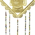 thumbnail image 6 of DecMode 30" Gold Metal Buddha Windchime with Glass Beads and Cone Bells, 6 of 8