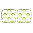 thumbnail image 4 of Picia Frogs and Dragonflies 2 Piece Car Windshield Sun Shade Foldable | Foldable Sun Shield for Front Window Blocks UV Rays and Keeps Your Vehicle Cool-Large, 4 of 7