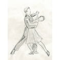 thumbnail image 2 of Vess, June Erica 15x18 White Modern Wood Framed Museum Art Print Titled - Vintage Ballroom I, 2 of 4
