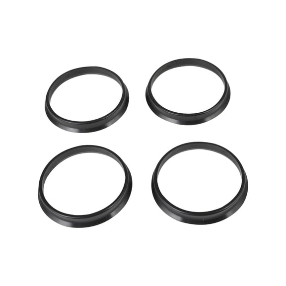 ECCPP Wheel Hub Centric Rings Ring 4PCS 72.6mm to 67.1mm 72.6 OD 67.1 ID black Plastic Hubrings