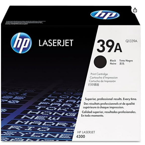 HP Q1339A 39A (Q1339A) Toner for HP LaserJet 4300.