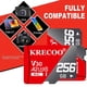 thumbnail image 2 of Tarjeta Micro SD 256GB Clase 10, Alta Velocidad, para Teléfonos, Cámaras, Navegación GPS y Computadoras, Mini TF Flash Memory Card, 2 of 10