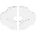 thumbnail image 2 of 30"OD x 7"ID x 10 1/2"C x 1"P Percival Architectural Grade PVC Contemporary Ceiling Medallion, Two Piece, 2 of 11