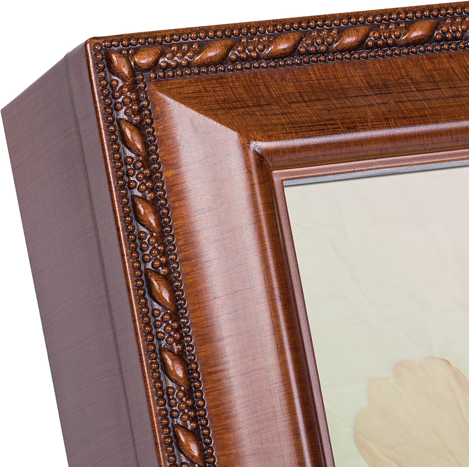 Old Friends Friendship Faux Woodgrain Music Jewelry Box Plays That's What Friends Are For