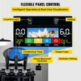 thumbnail image 6 of SIHAO 2200W Commercial Soft Ice Cream Machine 3 Flavors 5.3 to 7.4 Gallon per Hour PreCooling at Night Auto Clean LCD Panel for Restaurants Snack Bar, Sliver, 6 of 8