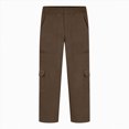 thumbnail image 6 of Gibobby Boys Pants Toddler Kids Boys Joggers Sweatpants Hiking Pants Drawstring Waist Track Pants Athletic Workout Casual Cozy Trousers For 1T 2T 3T 4T 5T 6T Kids(13-14 Years,Brown), 6 of 6