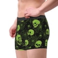 thumbnail image 2 of Pofeuu Skulls And Cobwebs Print Men’s Boxer Briefs, Moisture-Wicking Underwear, Regular,Trunk-Large, 2 of 5